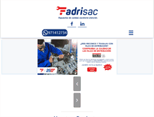 Tablet Screenshot of fadrisac.com